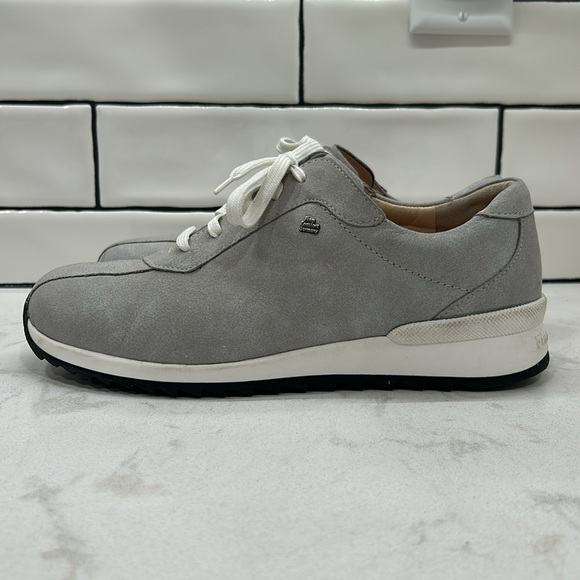 Finn Comfort Sarnia Nero Suede Leather Grey Sneakers Shoes Women’s 7.5 - Picture 5 of 16